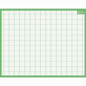 Dry Erase Whiteboard with Gridded/Ruled Surface